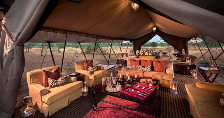 Luxury Under Canvas in Tanzania.